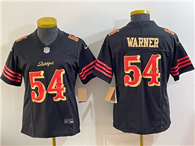 San Francisco 49ers #54 Fred Warner Women's Black Rivalries Vapor F.U.S.E. Limited Jersey