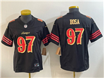 San Francisco 49ers #97 Nick Bosa Women's Black Rivalries Vapor F.U.S.E. Limited Jersey