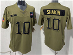 Buffalo Bills #10 Khalil Shakir Olive 2025 Salute To Service Limited Jersey