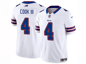 Buffalo Bills #4 James Cook III White Vapor F.U.S.E. Limited Jersey