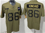 Buffalo Bills #86 Dalton Kincaid Olive 2025 Salute To Service Limited Jersey