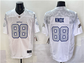 Buffalo Bills #88 Dawson Knox White Rivalries Vapor F.U.S.E. Limited Jersey