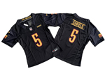 Washington Commanders #5 Jayden Daniels Women's Black Vapor F.U.S.E. Limited Jersey
