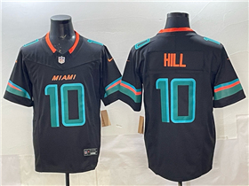 Miami Dolphins #10 Tyreek Hill Black Rivalries Vapor F.U.S.E. Limited Jersey