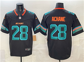 Miami Dolphins #28 De'Von Achane Black Rivalries Vapor F.U.S.E. Limited Jersey