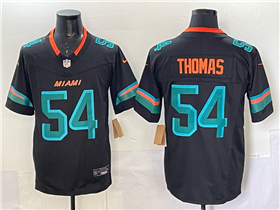 Miami Dolphins #54 Zach Thomas Black Rivalries Vapor F.U.S.E. Limited Jersey
