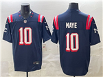 New England Patriots #10 Drake Maye Navy Special Vapor F.U.S.E. Limited Jersey