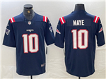 New England Patriots #10 Drake Maye Navy Vapor Limited Jersey