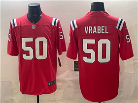 New England Patriots #50 Mike Vrabel Red Vapor F.U.S.E. Limited Jersey