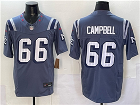 New England Patriots #66 Will Campbell Storm Blue Rivalries Vapor F.U.S.E. Limited Jersey