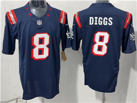 New England Patriots #8 Stefon Diggs Navy Special Vapor F.U.S.E. Limited Jersey