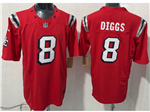 New England Patriots #8 Stefon Diggs Red Special Vapor F.U.S.E. Limited Jersey
