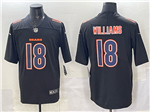 Chicago Bears #18 Caleb Williams Black Fashion Limited Jersey