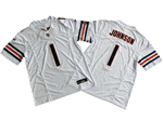 Chicago Bears #1 Jaylon Johnson White Vapor F.U.S.E. Limited Jersey