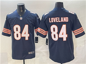 Chicago Bears #84 Colston Loveland Blue Vapor Limited Jersey
