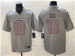 Denver Broncos #10 Bo Nix Gray Atmosphere Fashion Limited Jersey