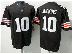 Cleveland Browns #10 Quinshon Judkins Brown Vapor F.U.S.E. Limited Jersey