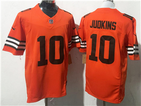Cleveland Browns #10 Quinshon Judkins Orange Vapor F.U.S.E. Limited Jersey