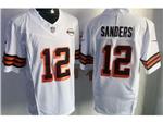 Cleveland Browns #12 Shedeur Sanders White 1946 Collection Vapor F.U.S.E. Limited Jersey