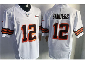 Cleveland Browns #12 Shedeur Sanders White 1946 Collection Vapor F.U.S.E. Limited Jersey
