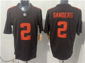 Cleveland Browns #2 Shedeur Sanders Alternate Brown Vapor F.U.S.E. Limited Jersey