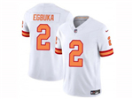 Tampa Bay Buccaneers #2 Emeka Egbuka White Throwback Vapor F.U.S.E. Limited Jersey