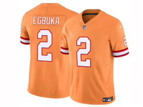 Tampa Bay Buccaneers #2 Emeka Egbuka Orange Throwback Vapor F.U.S.E. Limited Jersey