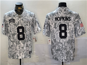 Kansas City Chiefs #8 DeAndre Hopkins Arctic Camo 2024 Salute To Service Limited Jersey