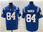 Indianapolis Colts #84 Tyler Warren Blue Vapor F.U.S.E. Limited Jersey