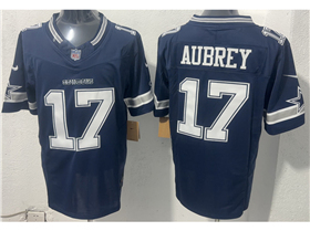 Dallas Cowboys #17 Brandon Aubrey Blue Vapor F.U.S.E. Limited Jersey