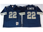 Dallas Cowboys #22 Emmitt Smith 1994 Throwback Navy Blue Jersey