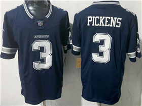 Dallas Cowboys #3 George Pickens Blue Vapor F.U.S.E. Limited Jersey