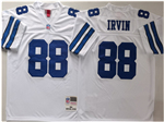 Dallas Cowboys #88 Michael Irving 1994 Throwback White Jersey