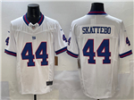 New York Giants #44 Cam Skattebo White Color Rush Vapor F.U.S.E. Limited Jersey