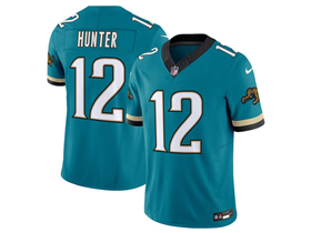 Jacksonville Jaguars #12 Travis Hunter Teal Prowler Throwback Vapor F.U.S.E. Limited Jersey