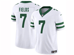 New York Jets #7 Justin Fields White Legacy Vapor F.U.S.E. Limited Jersey