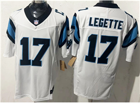 Carolina Panthers #17 Xavier Legette White Vapor F.U.S.E. Limited Jersey