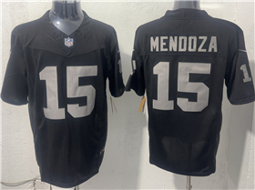 Las Vegas Raiders #15 Fernando Mendoza Black Vapor F.U.S.E. Limited Jersey