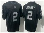 Las Vegas Raiders #2 Ashton Jeanty Black Vapor F.U.S.E. Limited Jersey