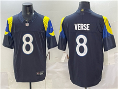 Los Angeles Rams #8 Jared Verse Black Rivalries Vapor F.U.S.E. Limited Jersey