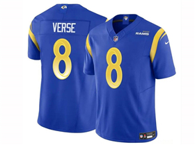 Los Angeles Rams #8 Jared Verse Royal Vapor F.U.S.E. Limited Jersey