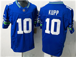 Seattle Seahawks #10 Cooper Kupp Royal Throwback Vapor F.U.S.E. Limited Jersey