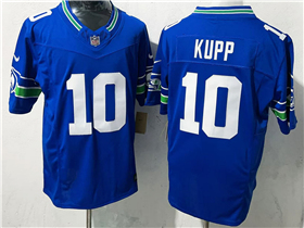 Seattle Seahawks #10 Cooper Kupp Royal Throwback Vapor F.U.S.E. Limited Jersey