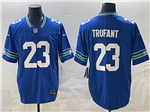 Seattle Seahawks #23 Marcus Trufant Royal Throwback Vapor F.U.S.E. Limited Jersey