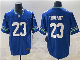 Seattle Seahawks #23 Marcus Trufant Royal Throwback Vapor F.U.S.E. Limited Jersey