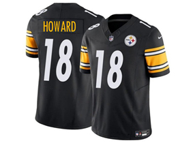Pittsburgh Steelers #18 Will Howard Black Vapor F.U.S.E. Limited Jersey