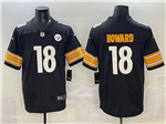 Pittsburgh Steelers #18 Will Howard Black Vapor Limited Jersey