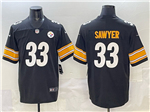 Pittsburgh Steelers #33 Jack Sawyer Black Vapor Limited Jersey