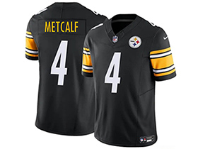 Pittsburgh Steelers #4 DK Metcalf Black Vapor F.U.S.E. Limited Jersey