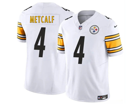 Pittsburgh Steelers #4 DK Metcalf White Vapor F.U.S.E. Limited Jersey